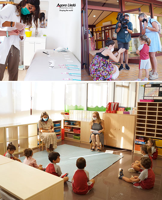 Vuelta al cole segura en el colegio Lledó