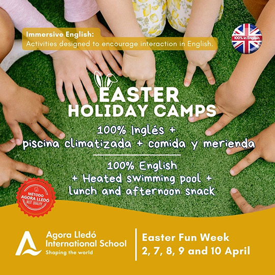 Agora Lledó presenta sus Campus de Semana Santa con inglés, deporte y piscina Agora Lledó presenta sus Campus de Semana Santa con inglés, deporte y piscina