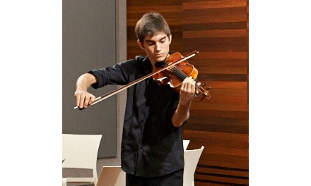 Alejandro Boix el futuro del violín que pasó por el Lledó