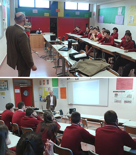 Master Class de oratoria  en el colegio Lledó