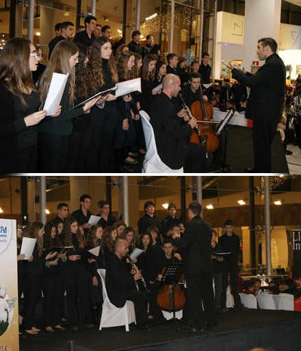 Alumnos del colegio Lledó en el International School Music Festival de Barcelona