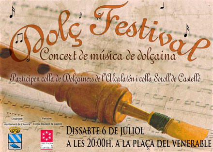 Dolç festival, concert de música de dolçaina a l´Alcora