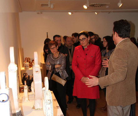 La exposición de Luis Ibáñez bate record de visitantes en su primer día de exposición pública 