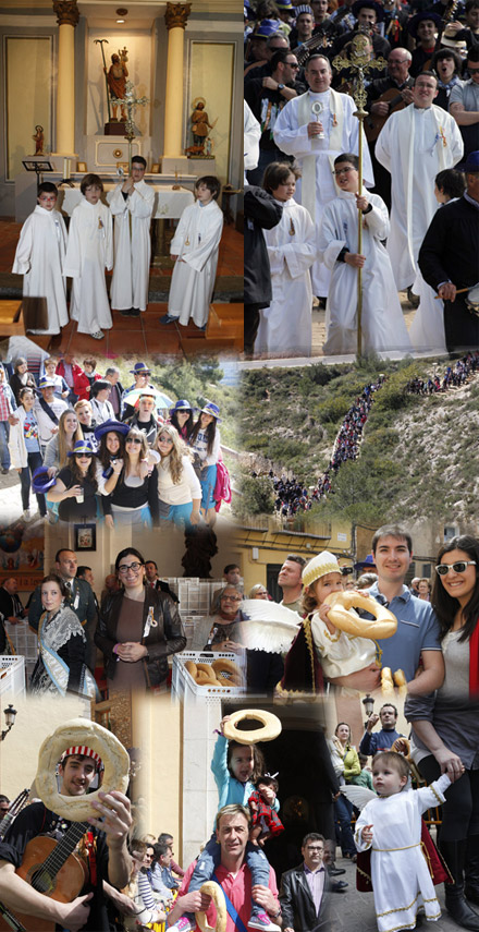 Imágenes de la tradicional Festa del rotllo en Alcora Imágenes de la tradicional Festa del rotllo en Alcora