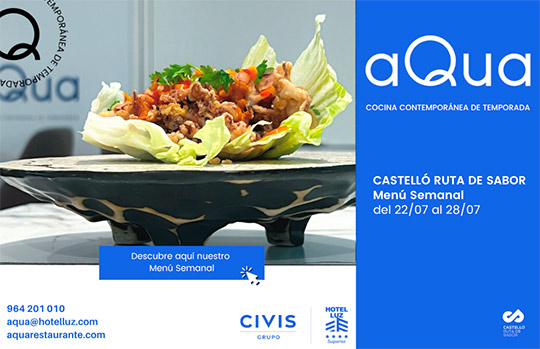 aQua Restaurant presenta su menú Ruta de Sabor aQua Restaurant presenta su menú Ruta de Sabor