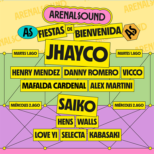 Arenal Sound lanza el cartel de las Fiestas de Bienvenida