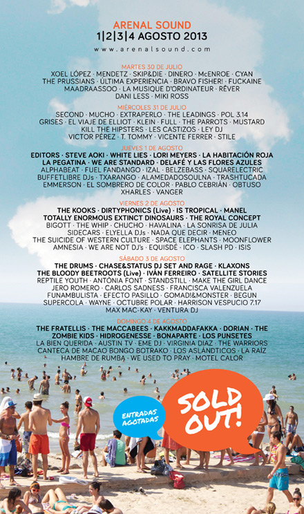  Festival Arenal Sound 2013