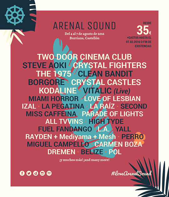 CleanBandit, Borgore y La Raíz entre las nuevas confirmaciones de Arenal Sound 2016