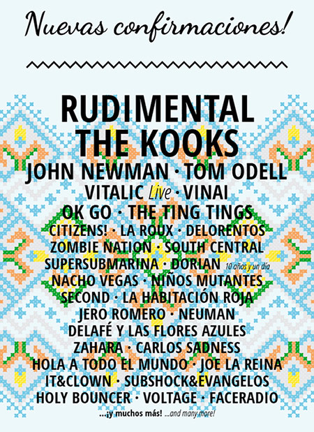 Rudimental, The Kooks, John Newman, Tom Odell y muchos más a Arenal Sound 2015
