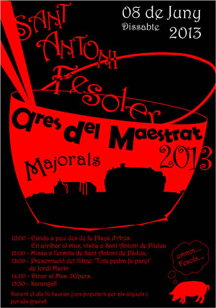 Ares del Maestrat celebrará el próximo sábado Sant Antoni Fesoler