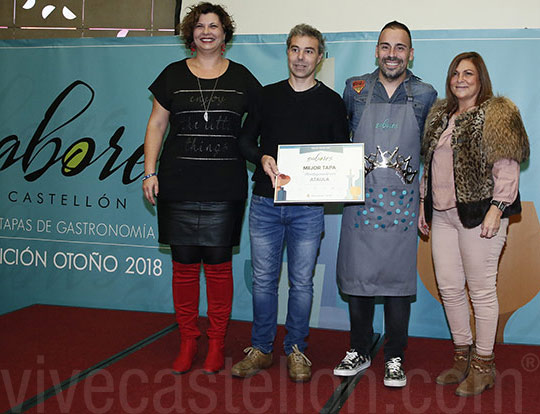 Ataula Gastrobar, premio a la mejor tapa de la Ruta de Tapas Sabores Castellón Ataula Gastrobar, premio a la mejor tapa de la Ruta de Tapas Sabores Castellón