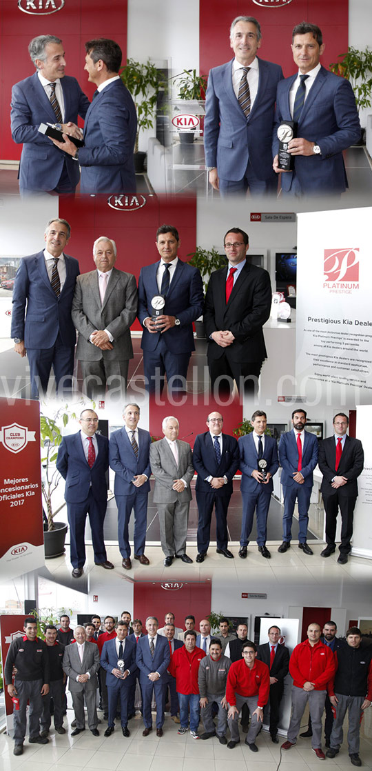 Automoción Cano recibe en Castellón el premio Kia Platinum Prestige Dealer