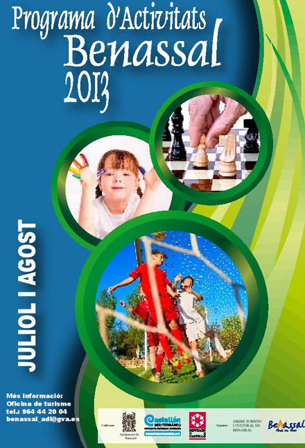 Programa de actividades de verano en Benassal