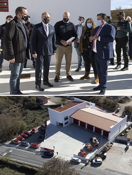 Inauguración el nuevo parque de bomberos voluntarios de Benassal