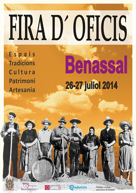 Menú para recordar durante la I Fira d'Oficis que conmemora el 775 aniversario de Benassal