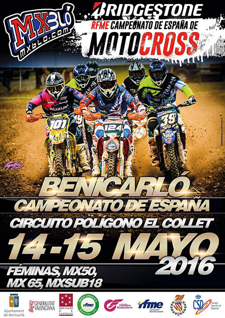 Benicarló recibe este fin de semana al nacional de Motocross