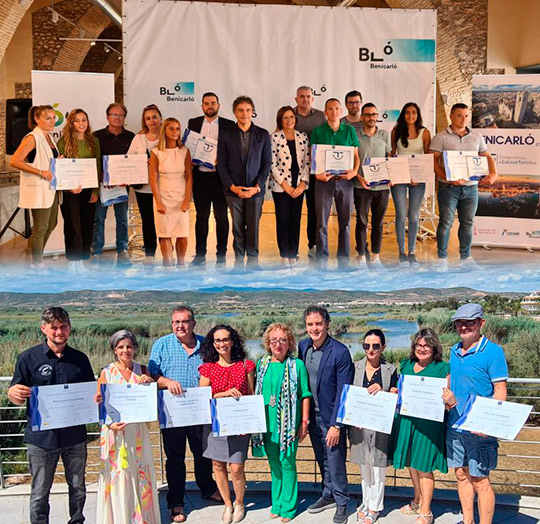 Colomer entrega en Benicarló y Torreblanca los distintivos de calidad turística Sicted 2022