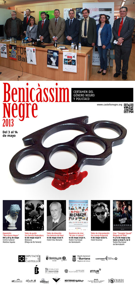 El género negro  y policiaco llega a Benicàssim con el certamen Castelló Negre