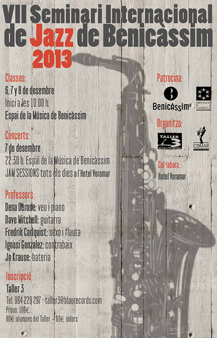 Todo preparado para la VII edición del Seminario Internacional de Jazz Todo preparado para la VII edición del Seminario Internacional de Jazz