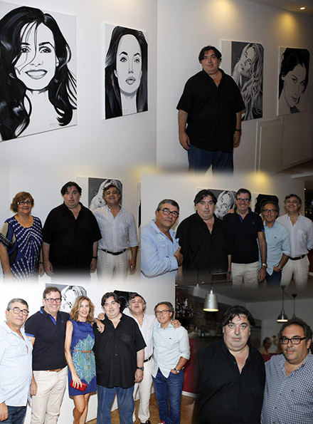 Exposición Top Model Pinturas de Pepe Nebot en Benicàssim