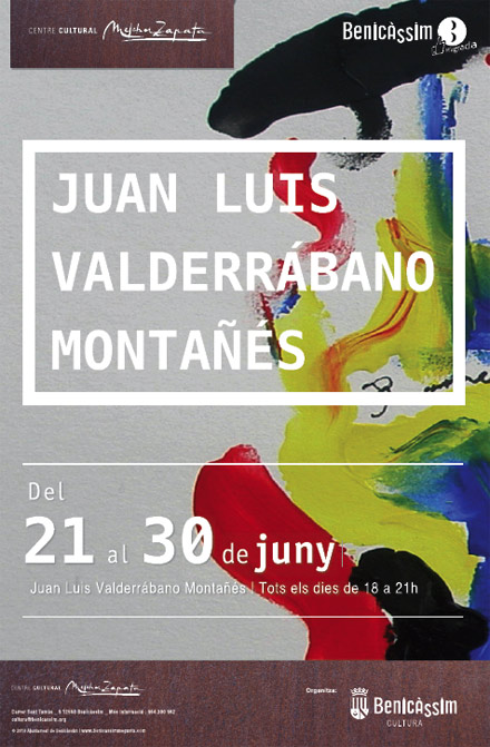 Valderrábano Montañés muestra sus trabajos del 21 al 30 de junio en el Melchor Zapata Valderrábano Montañés muestra sus trabajos del 21 al 30 de junio en el Melchor Zapata