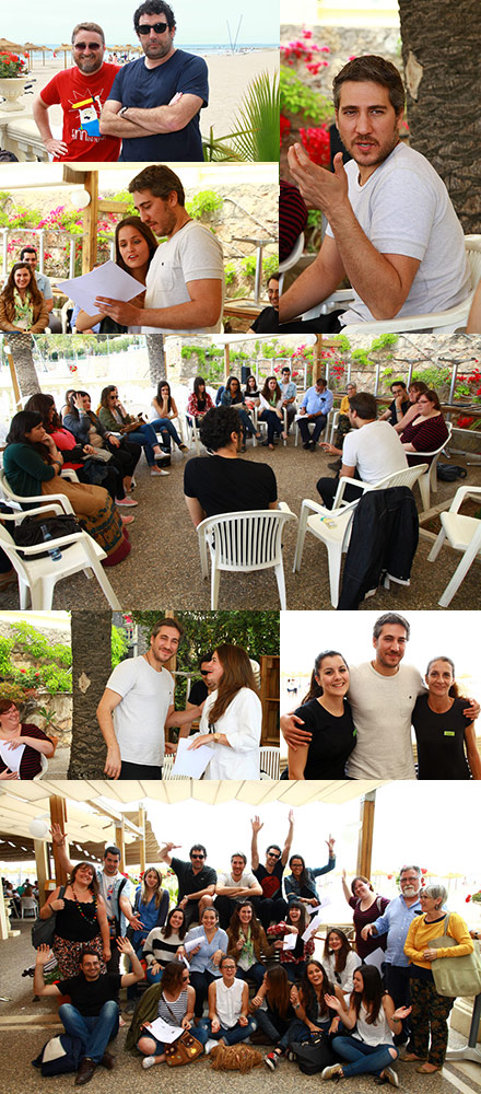 Taller de interpretación por Alberto Ammann en el Hotel Voramar Taller de interpretación por Alberto Ammann en el Hotel Voramar