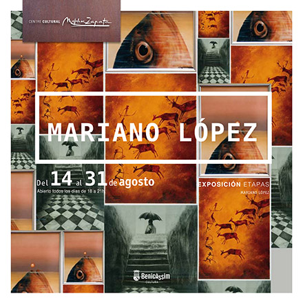 Mariano López, presenta en la sala Melchor Zapata un recorrido por lo mejor de sus etapas pictóricas