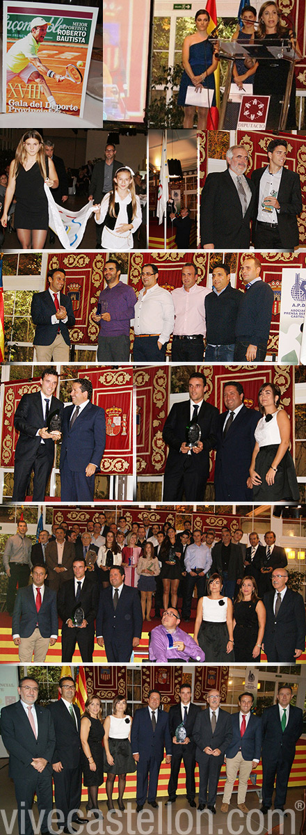 Roberto Bautista proclamado mejor deportista en la XVIII Gala del Deporte Provincial de Benicàssim Roberto Bautista proclamado mejor deportista en la XVIII Gala del Deporte Provincial de Benicàssim