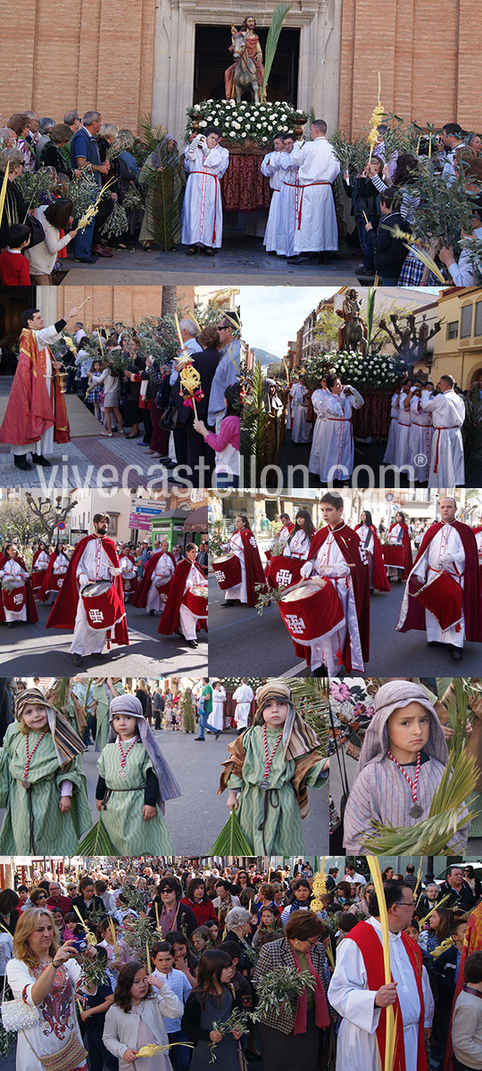Benicàssim celebra el Domingo de Ramos con procesión y misa