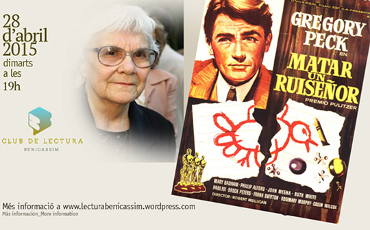 Libros de Cine proyecta el 28 de abril la película Matar a un ruiseñor Libros de Cine proyecta el 28 de abril la película Matar a un ruiseñor