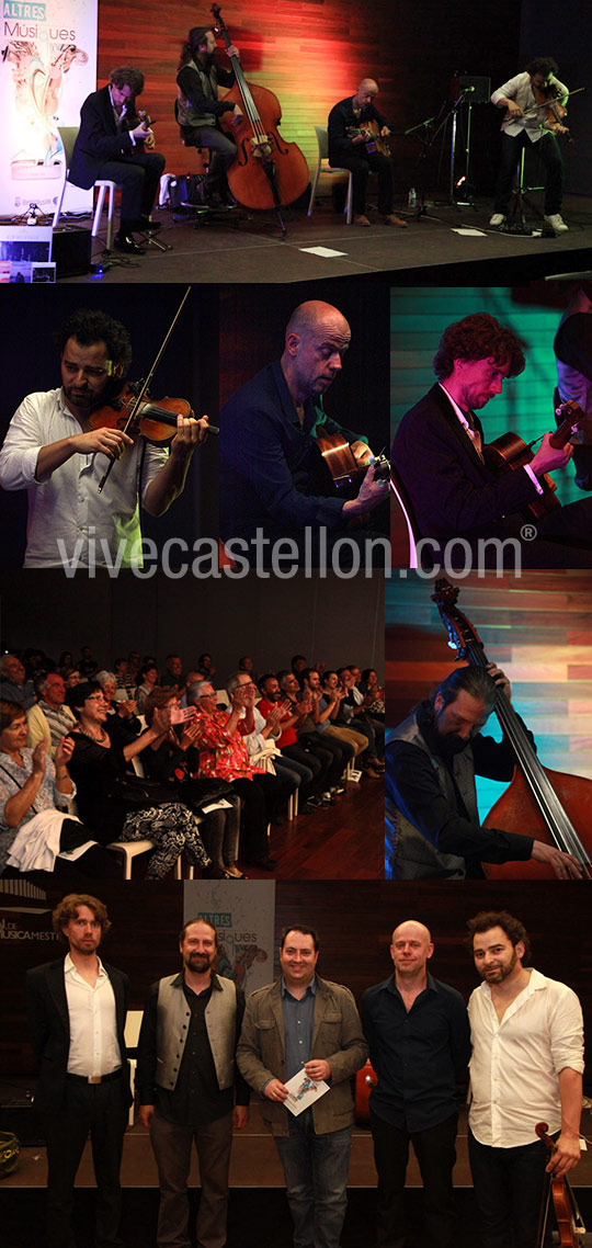 Concierto de Menilmontant Swing en el ciclo Altres Músiques de Benicàssim