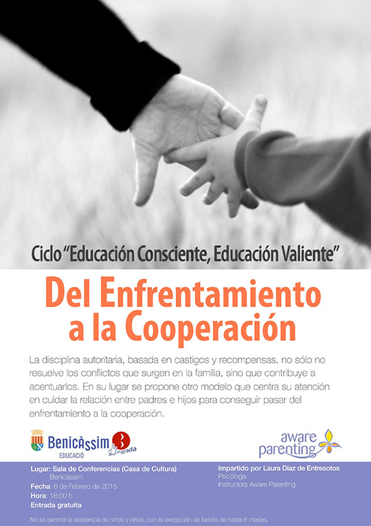 Ciclo de charlas Educación Consciente, Educación Valiente en Benicàssim