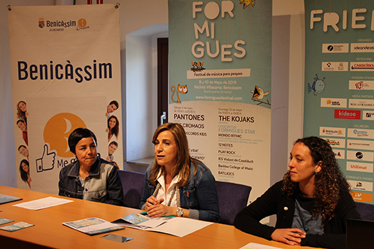 Presentación en Benicàssim del festival  infantil Formigues Festival
