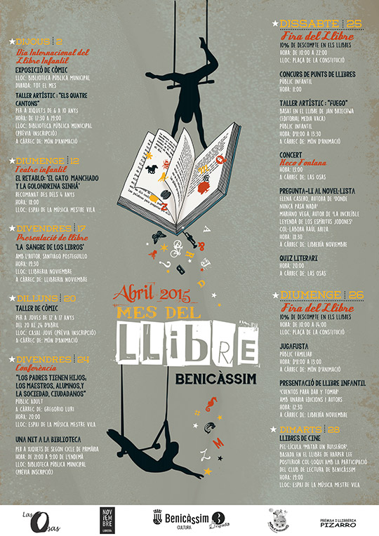 Benicàssim celebra el Mes del Llibre del 2 al 28 de abril Benicàssim celebra el Mes del Llibre del 2 al 28 de abril