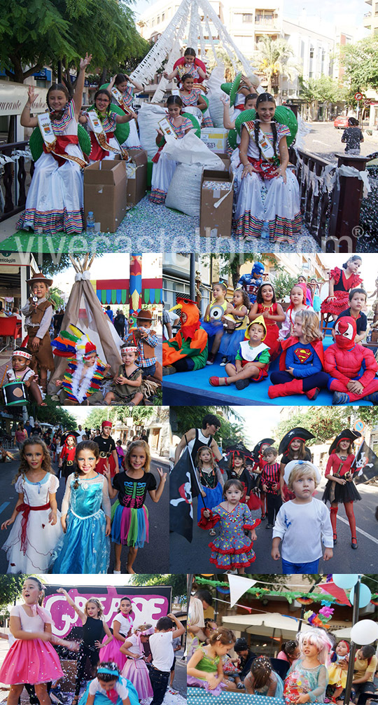 Pasacalle infantil de disfraces en las Fiestas de Benicàssim Pasacalle infantil de disfraces en las Fiestas de Benicàssim