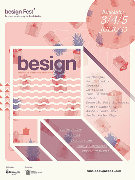 Programa del festival de disseny de Benicàssim, besignFest