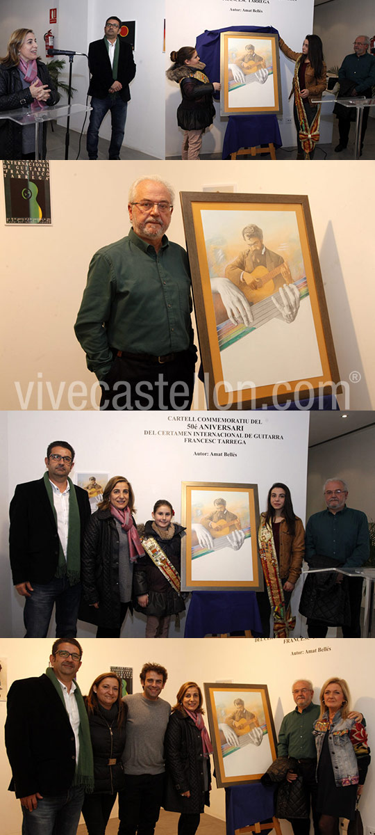 Amat Bellés autor del cartel del aniversario del certamen de guitarra Francisco Tárrega Amat Bellés autor del cartel del aniversario del certamen de guitarra Francisco Tárrega