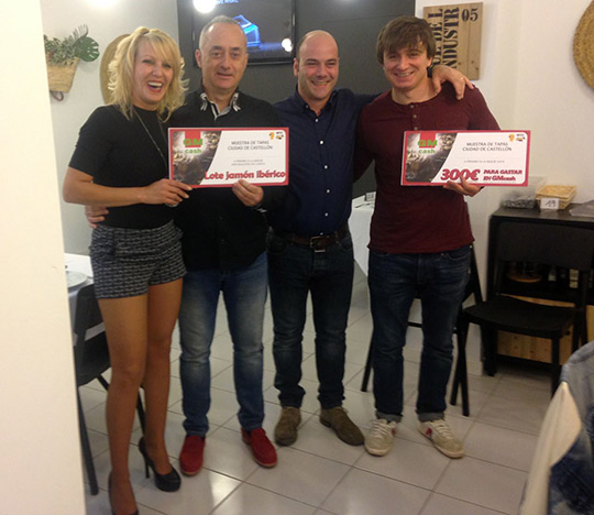 premios de la XVI Muestra de tapas ciudad de Castellón San Miguel 