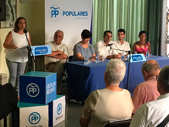 Susana Marqués es elegida presidenta del PP de Benicàssim por unanimidad 