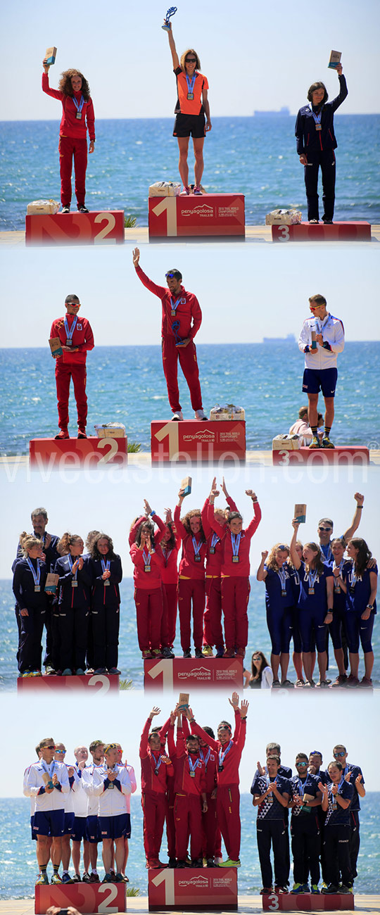 Ceremonia de clausura del Mundial de Trails en Benicàssim