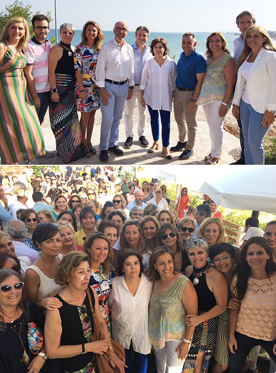 Soraya Saenz de Santamaría visita Benicàssim en su carrera por la presidencia del PP Soraya Saenz de Santamaría visita Benicàssim en su carrera por la presidencia del PP