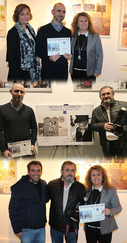 José Cintas y Pepe Lorite, ganadores de la Fotomaratón de Benicàssim Belle Époque