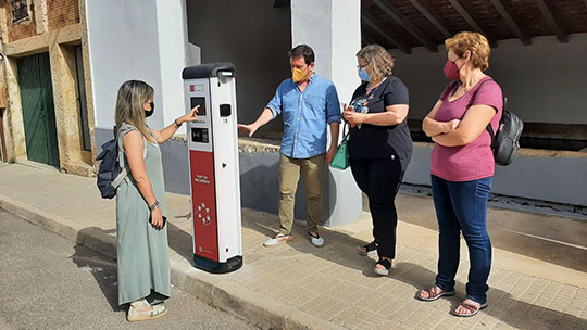  Ultiman la instalación de los 20 puntos de recarga de Diputació para vehículos eléctricos