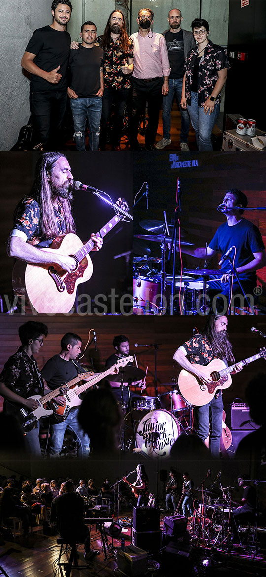 Junior Mackenzie presentó en directo su nuevo trabajo Junior Mackenzie presentó en directo su nuevo trabajo