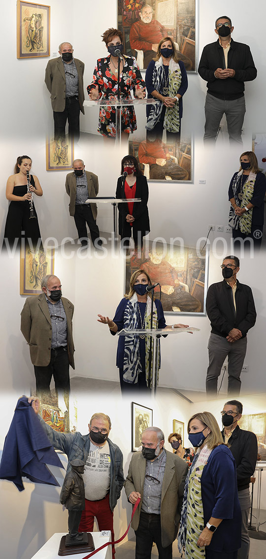 Benicàssim sorprende al artista Melchor Zapata con una exposición homenaje de 22 artistas y amigos