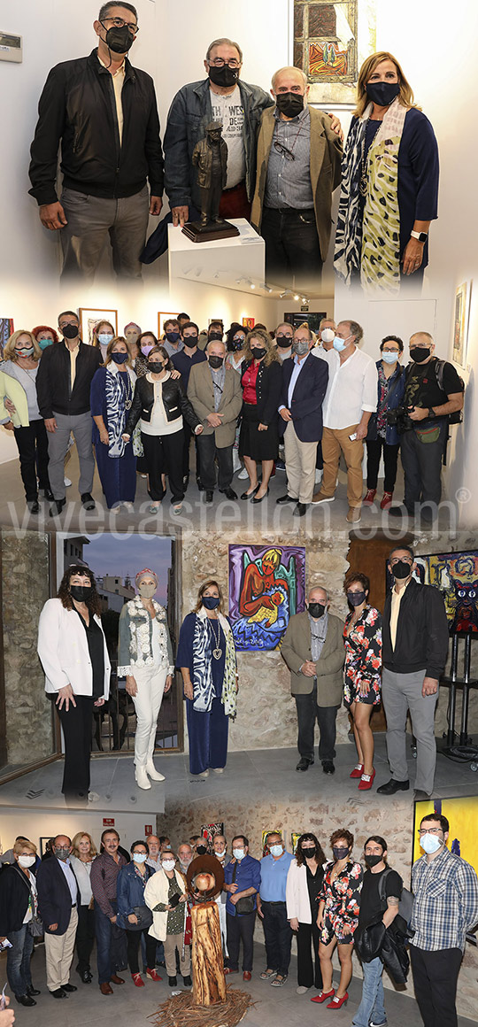 Benicàssim sorprende al artista Melchor Zapata con una exposición homenaje de 22 artistas y amigos