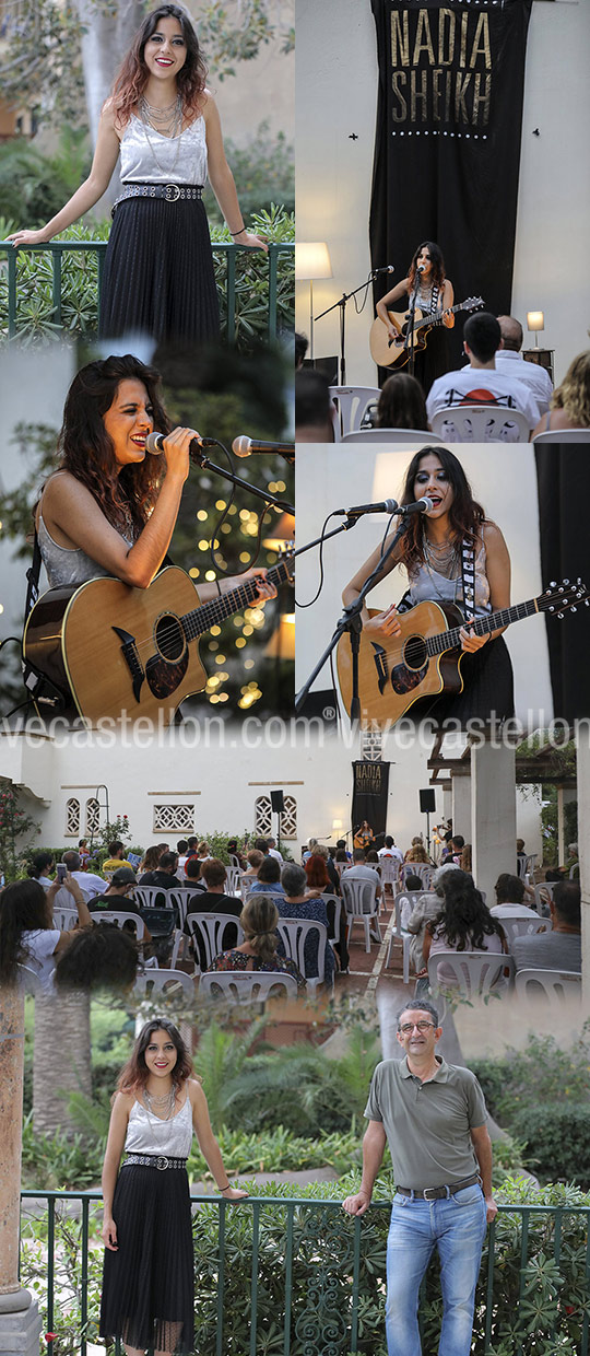 Actuación de Nadia Sheikh en Benicàssim Actuación de Nadia Sheikh en Benicàssim