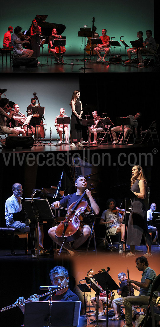 Ensayos del concierto a cargo de la soprano irlandesa Laura Sheerin acompañada por el septeto Solistas de Valencia Ensayos del concierto a cargo de la soprano irlandesa Laura Sheerin acompañada por el septeto Solistas de Valencia