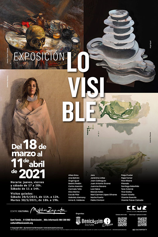La sala Melchor Zapata de Benicàssim acoge la exposición Lo visible La sala Melchor Zapata de Benicàssim acoge la exposición Lo visible