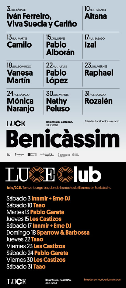 festival Luce Benicàssim festival Luce Benicàssim